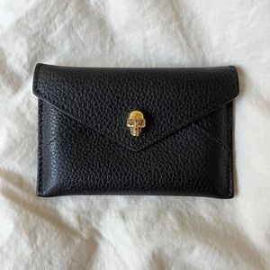 ALEXANDER MCQUEEN Black Cardholder NIB ✨